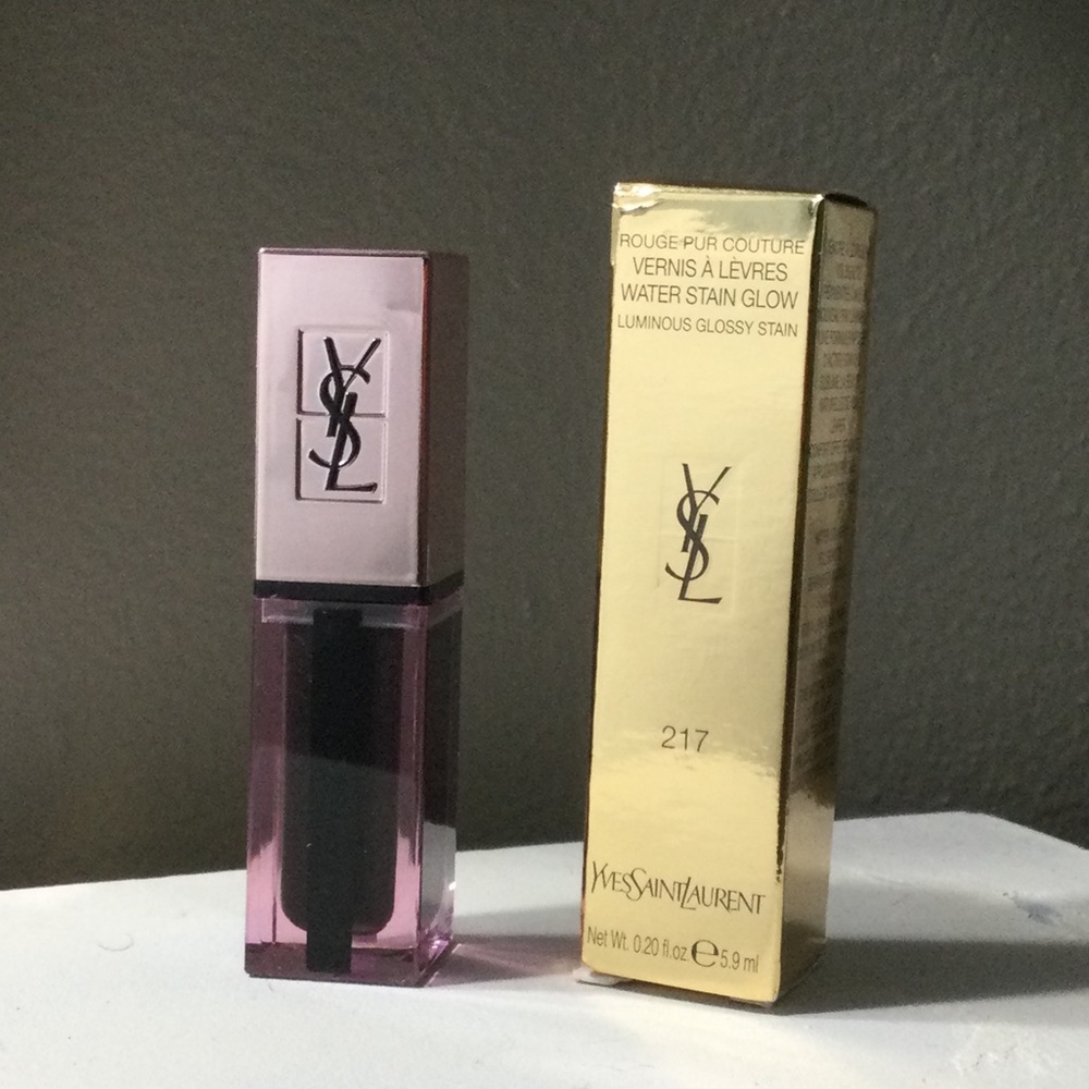 Yves Saint Laurent Vernis A Lèvres Water Stain Glow #217 Chocolate
